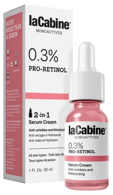 laCabine Monoactives 0,3% Pro-Retinol 2en1 Serum Cream 30 ml