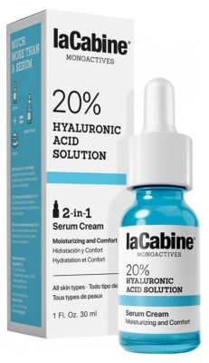 laCabine Monoactives 20% Hyaluronic Acid Solution 2en1 Serum Cream 30 ml