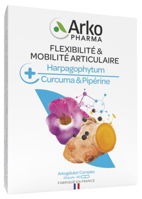 Arkopharma Arkogélules Complex Bio Flexibilité & Mobilité Articulaire 40 Gélules