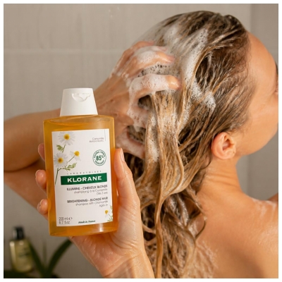Klorane Camomille Shampoing à la Bio - Illumine - Cheveux Blonds 200 ml