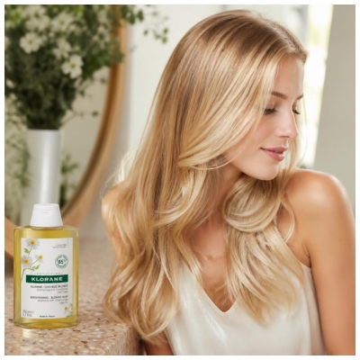 Klorane Camomille Shampoing à la Bio - Illumine - Cheveux Blonds 200 ml