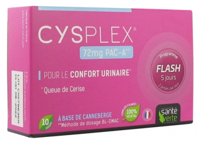 Santé Verte Cysplex 72 mg Pac-a Sticks 10U