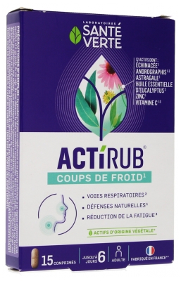 Santé Verte Actirub 15 Comprimés