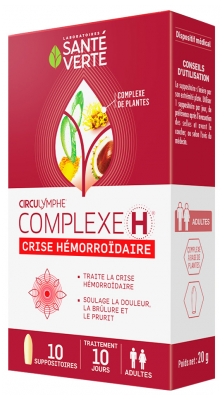 Santé Verte Circulymphe Complexe H Suppo 10U