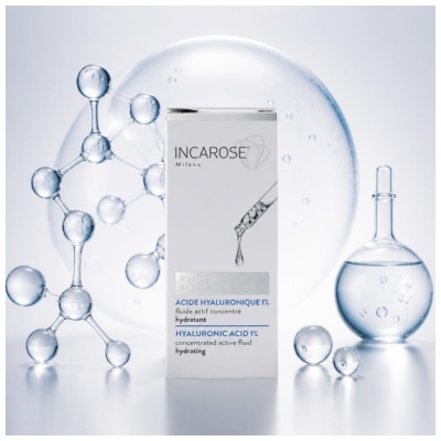 Incarose Pure Solutions Acide hyaluronique Fluide Hydratant 15 ml