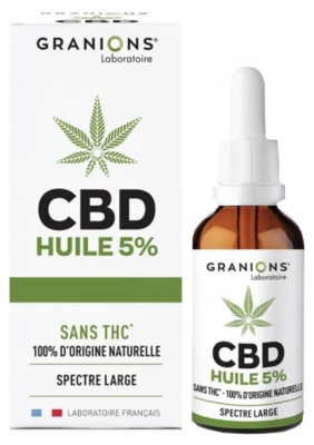 Granions Huile Cbd 5% Flacon 10 ml