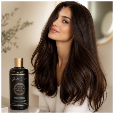 Noia Haircare Stimulate Shampoing Huile de Ricin Extrait d Ail & Sésame 500 ml