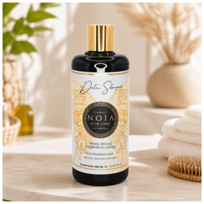 Noia Haircare Detox Shampoing Huile de Nigelle & Boue 500 ml