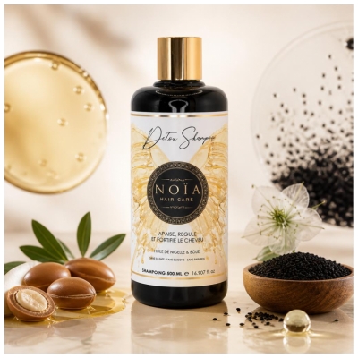 Noia Haircare Detox Shampoing Huile de Nigelle & Boue 500 ml