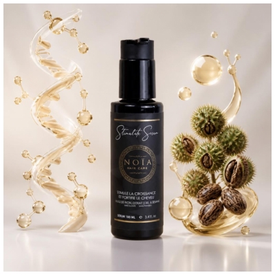 Noia Haircare Stimulate Sérum Huile de Ricin Extrait d Ail & Sésame 500 ml