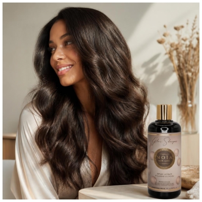 Noia Haircare Glow Shampoing Protéine de Soie Acide Hyaluronique & Miel 500 ml