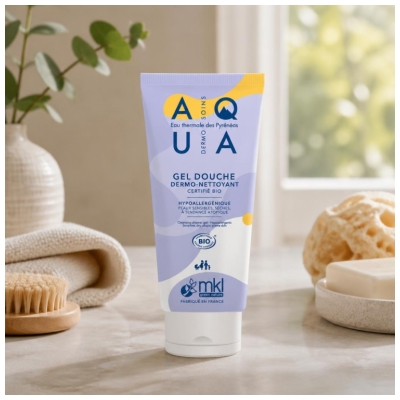 MKL Green Nature Aqua Gel Douche Nettoyant Peaux Sèches Bio 100 ml 