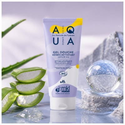 MKL Green Nature Aqua Gel Douche Nettoyant Peaux Sèches Bio 100 ml 