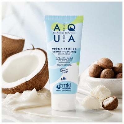 MKL Green Nature Aqua Crème Famille Hydratante Peaux Sèches Bio 100 ml 