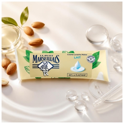 Le Petit Marseillais Crème Lavante Mains au Lait Toutes Peaux Recharge 250 ml