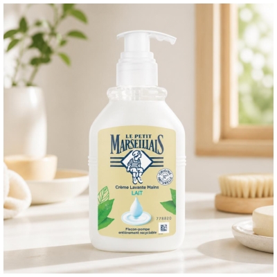 Le Petit Marseillais Crème Lavante Mains au Lait Toutes Peaux 300 ml