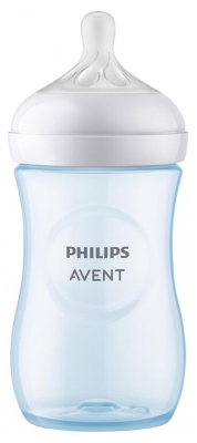 Avent Biberon à Réponse Naturelle - 260 ml - 1M+ - Couleur : Bleu