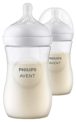 Avent Biberons à Réponse Naturelle - 260 ml - 1M+ - Lot de 2