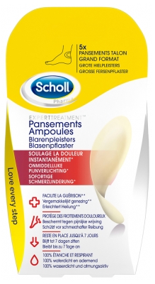 Scholl Pansements Ampoules Grand Format Pour Talon X5