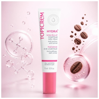 Topicrem HYDRA+ Éclat Contour des Yeux - Yeux Sensibles 15 ml