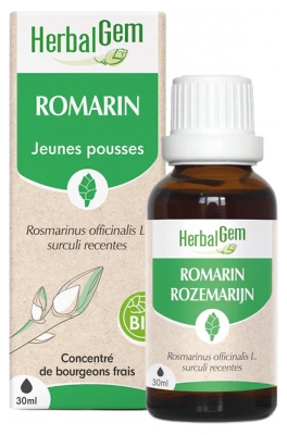 Herbalgem Romarin Bio Macérats-Mères de Gemmothérapie Concentrée 30 ml