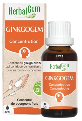 Herbalgem Ginkgogem Bio Complexe de Gemmothérapie Concentrée 30 ml