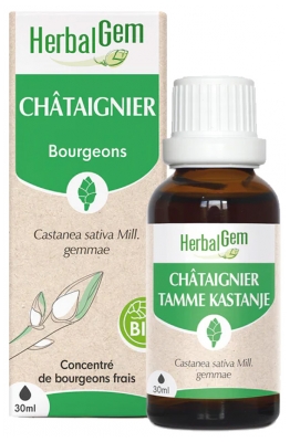 Herbalgem Châtaignier Bio Macérats-Mères de Gemmothérapie Concentrée 30 ml