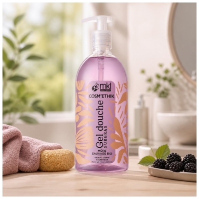 MKL Green Nature Cosm'Ethik Gel Douche Mûre Sauvage Bio 1 L