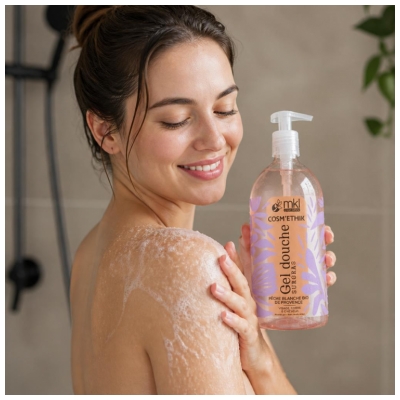MKL Green Nature Cosm'Ethik Gel Douche Pêche Blanche Bio 1 L