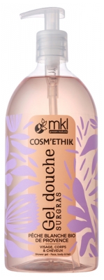 MKL Green Nature Cosm'Ethik Gel Douche Pêche Blanche Bio 1 L