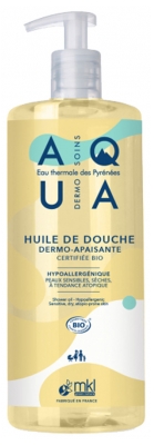 MKL Green Nature Aqua Huile de Douche Apaisante Peaux Sèches Bio 1 L