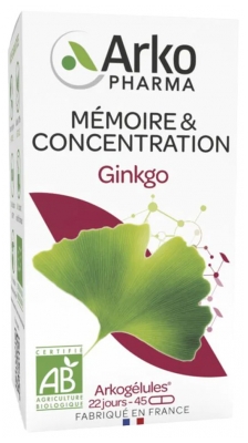 Arkopharma Arkog Ginkgo Bio - 45 Gel.