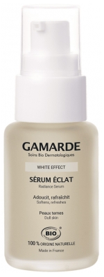 Gamarde White Effect Sérum Éclat Peaux Ternes Bio 30 ml