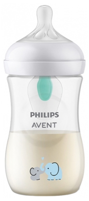 Avent Biberon à Réponse Naturelle Airfree - Avec Motif - 260 ml - 1M+