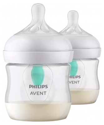 Avent 2 Biberons à Réponse Naturelle Airfree - 125 ml - 0M+