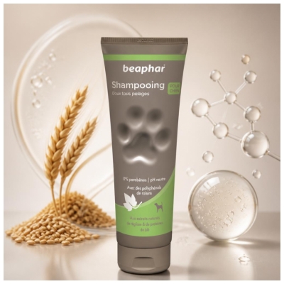 Beaphar Shampooing Doux Tous Pelages pour Chien 250 ml