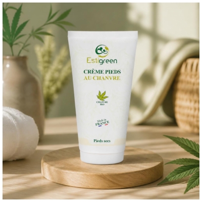 Estigreen Crème Pieds Secs Chanvre 50 ml