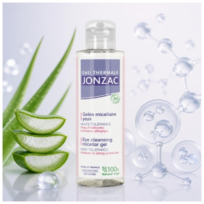 Eau Thermale Jonzac Gelée Micellaire Yeux Peaux Intolérantes Bio100 ml