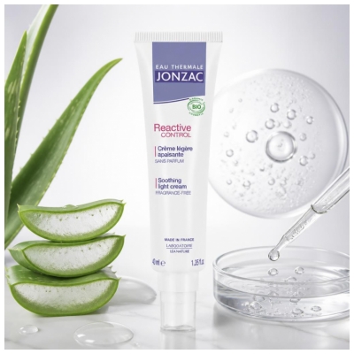 Eau Thermale Jonzac REactive Control Crème Légère Apaisante Peaux Intolérantes Bio 40 ml 