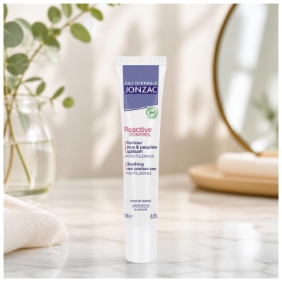 Eau de Jonzac REactive Control Contour Yeux & Paupières Apaisant Peaux Intolérantes Bio 15 ml