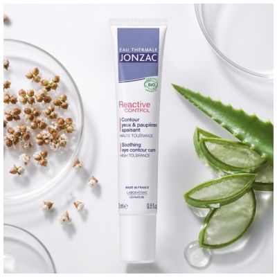 Eau de Jonzac REactive Control Contour Yeux & Paupières Apaisant Peaux Intolérantes Bio 15 ml