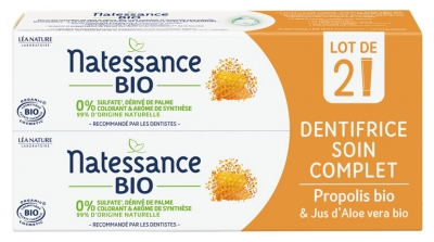 Natessance Dentifrices Soin Complet 2 x 75 ml