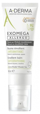 A-Derma Exomega — Allergo - Baume Émollient Cosmétique Stérile 40 ml