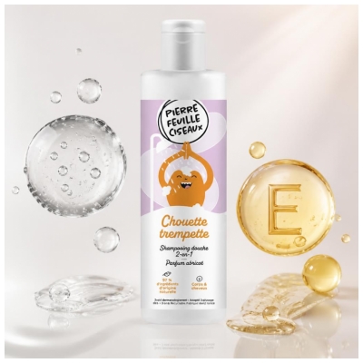 Pierre Feuille Ciseaux Shampooing Douche - Abricot 250 ml