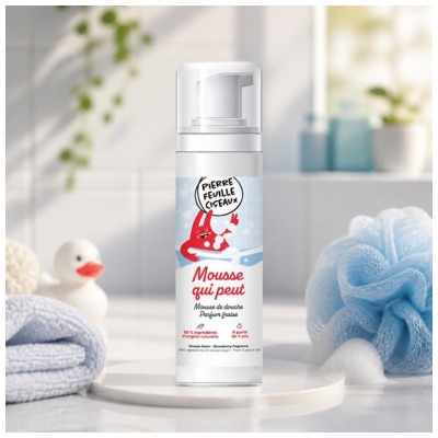 Pierre Feuille Ciseaux Mousse de Douche - Fraise 150 ml
