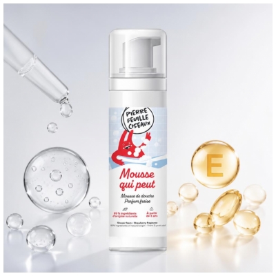 Pierre Feuille Ciseaux Mousse de Douche - Fraise 150 ml