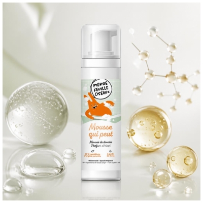 Pierre Feuille Ciseaux Mousse de Douche - Abricot 150 ml