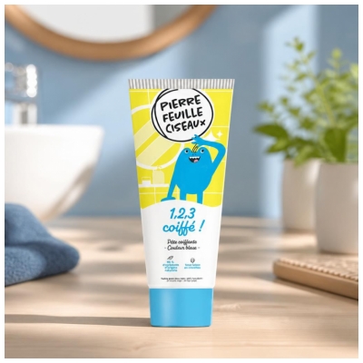 Pierre Feuille Ciseaux Pâte Coiffante Bleue 75 ml