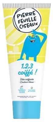 Pierre Feuille Ciseaux Pâte Coiffante Bleue 75 ml