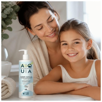 MKL Green Nature Aqua Crème Famille Hydratante Peaux Sèches Bio 400 ml